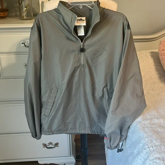 Adidas Gray Windbreaker Pullover - Picture 9 of 9